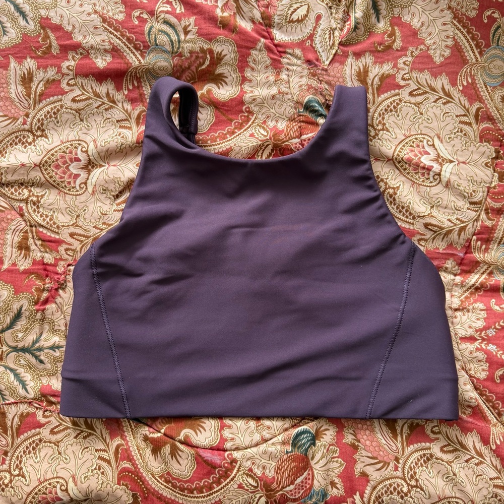 Athleta Purple Sleeveless Sports Bra Small